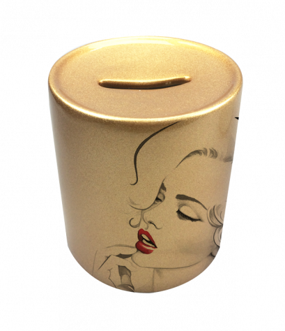 กระปุกออมสิน พิมพ์สี Sexy Girl Piggy Bank